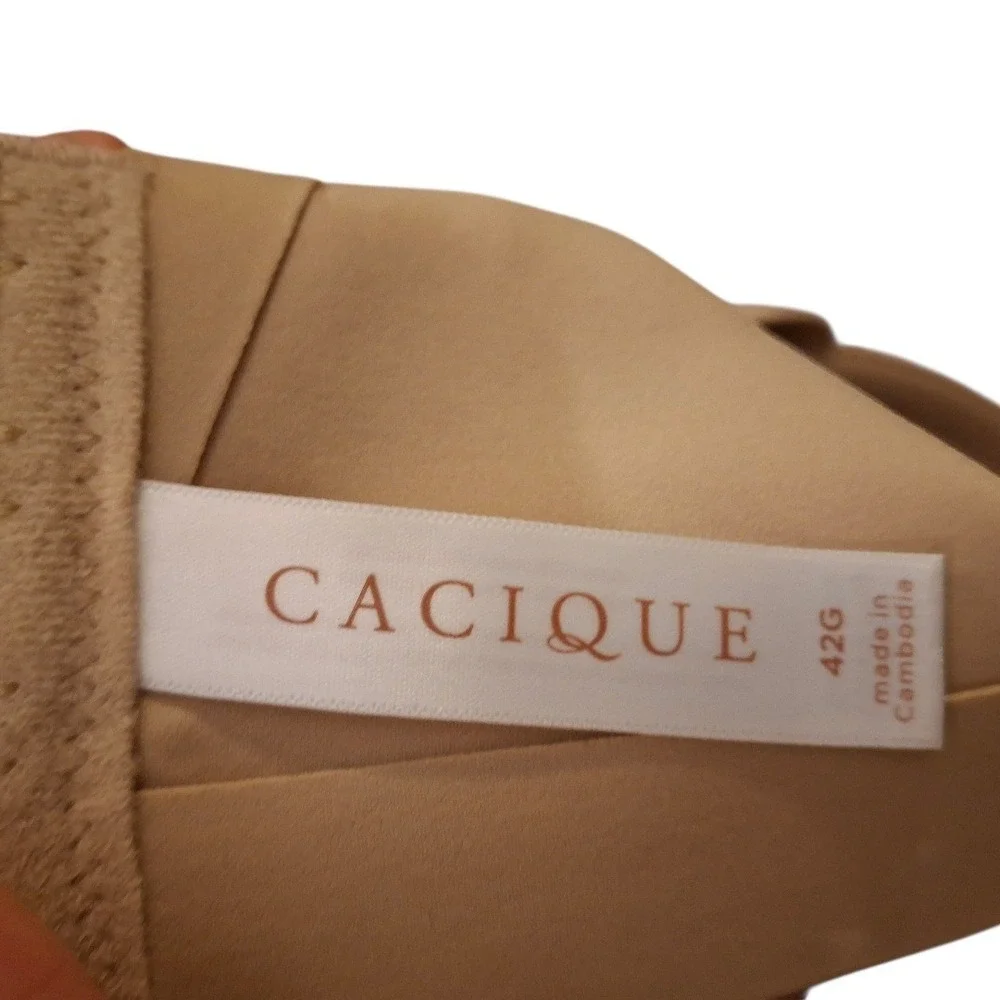 Cacique Womens 42G Totally Smooth Lightly Lined Full Coverage Bra 1124934‎
